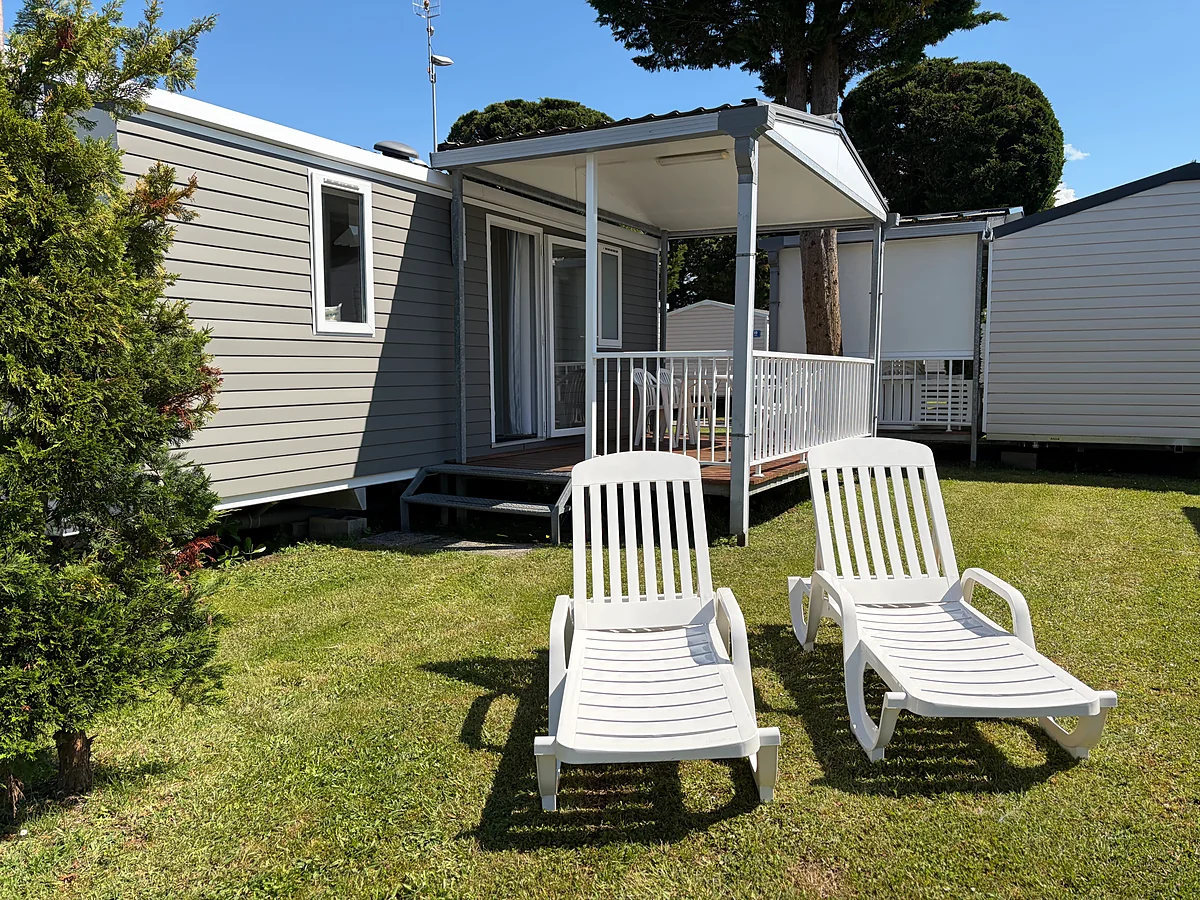mobile home duna en camping playa joyel en noja