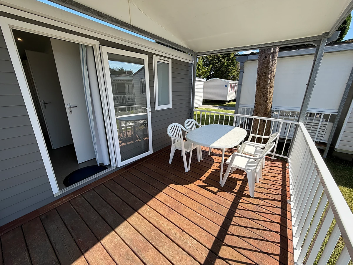 mobile home duna en camping playa joyel en noja