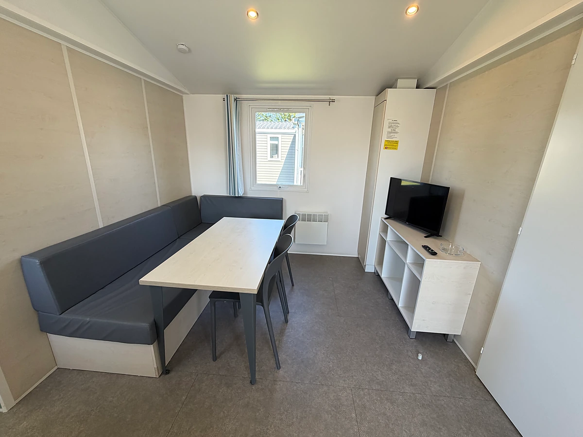 mobile home duna en camping playa joyel en noja