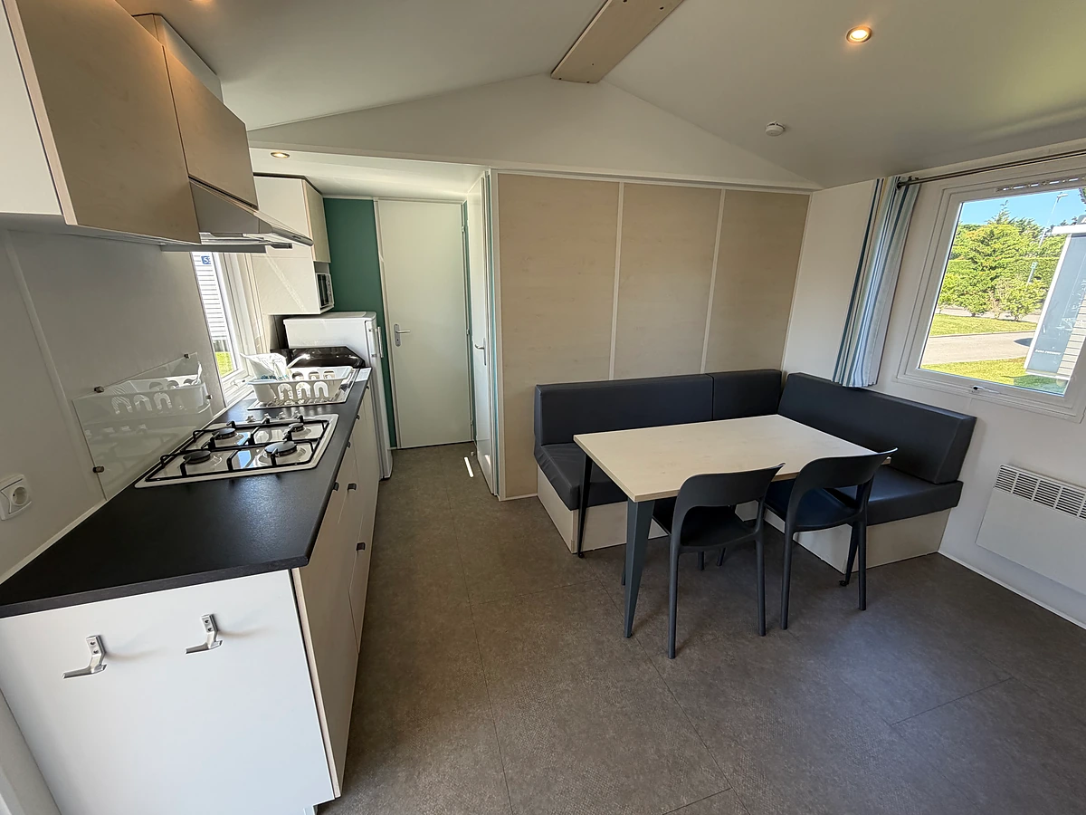mobile home duna en camping playa joyel en noja