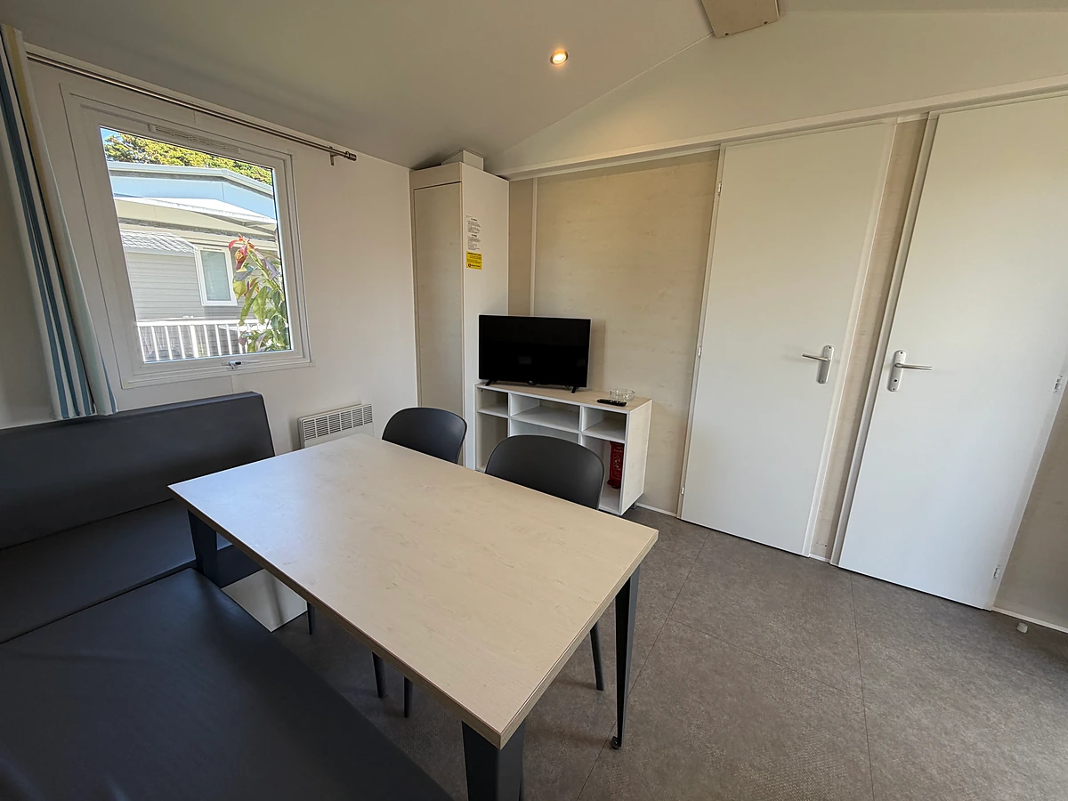 mobile home duna en camping playa joyel en noja