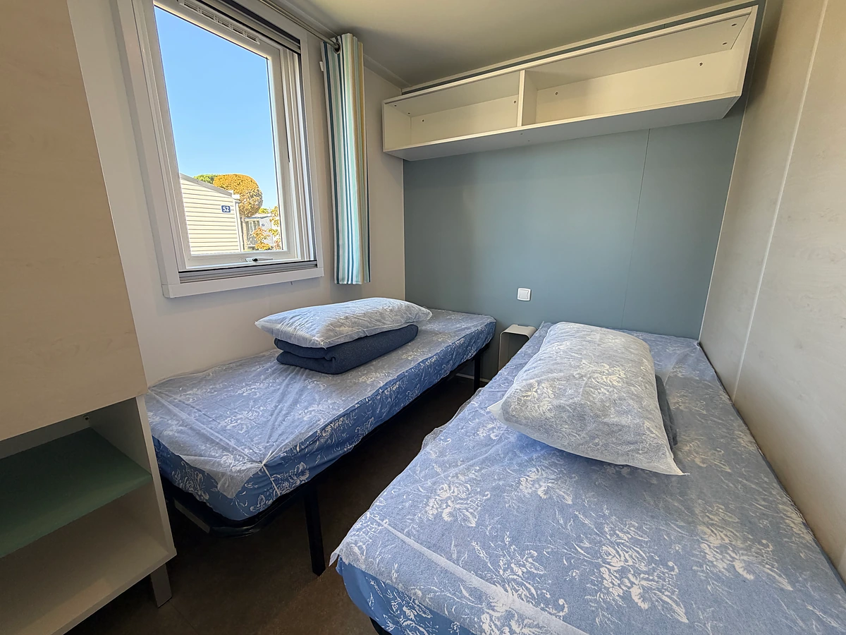 mobile home duna en camping playa joyel en noja