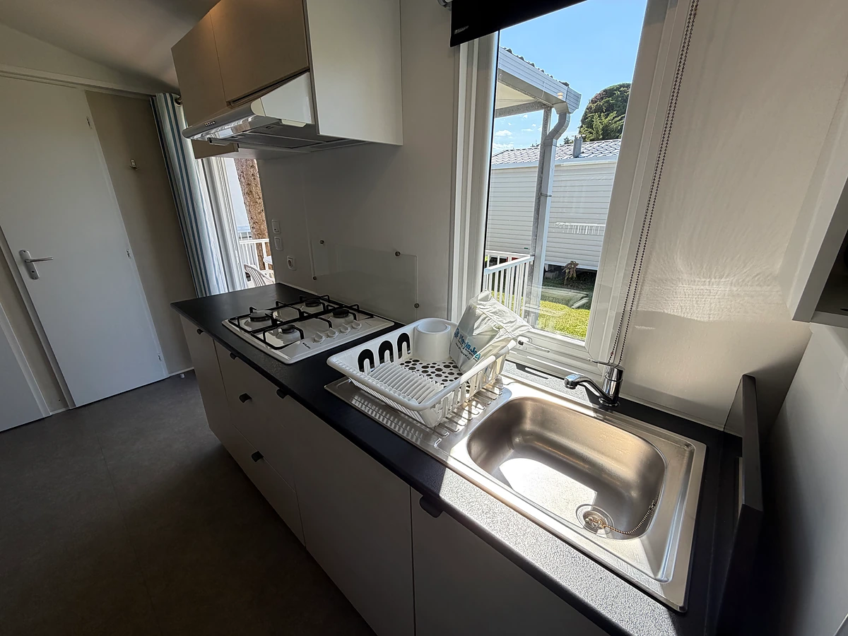 mobile home duna en camping playa joyel en noja